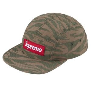 NEW Supreme Tiger Camo Ripstop Camp Cap